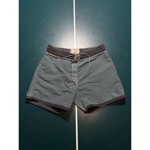 Vtg 80s Birdwell Beach Britches Size 32 Reversible Board Shorts Surfing Made USA